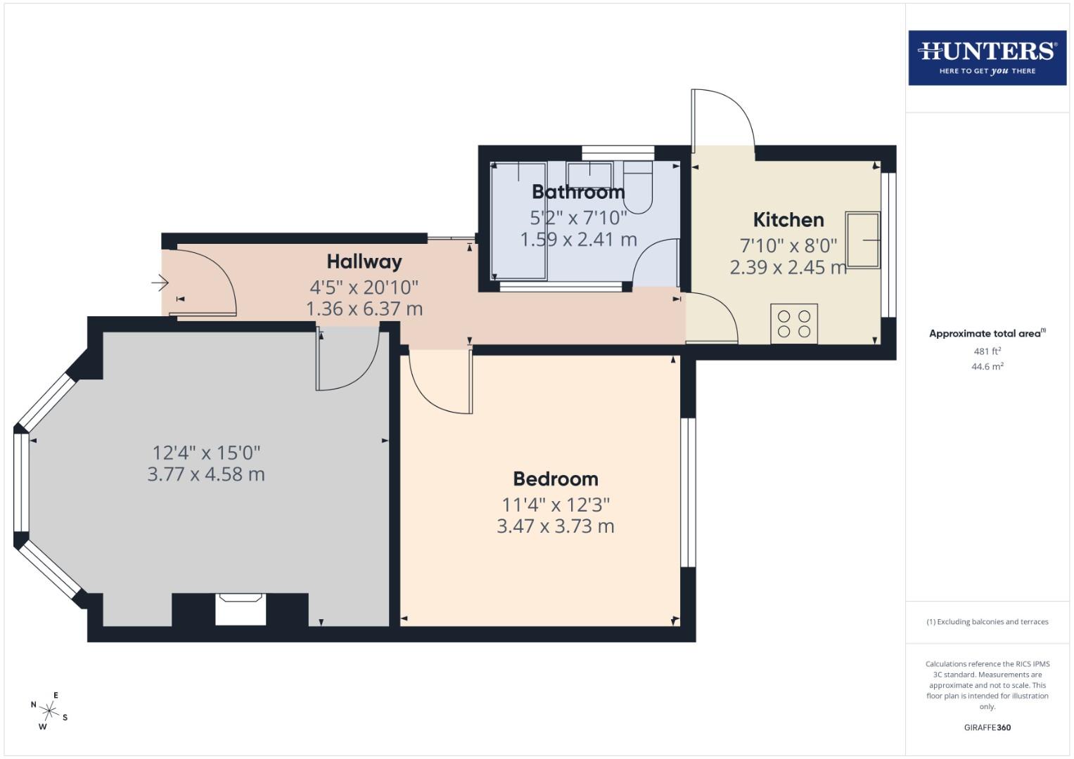 11B, Peasholm Drive, Scarborough floorplan