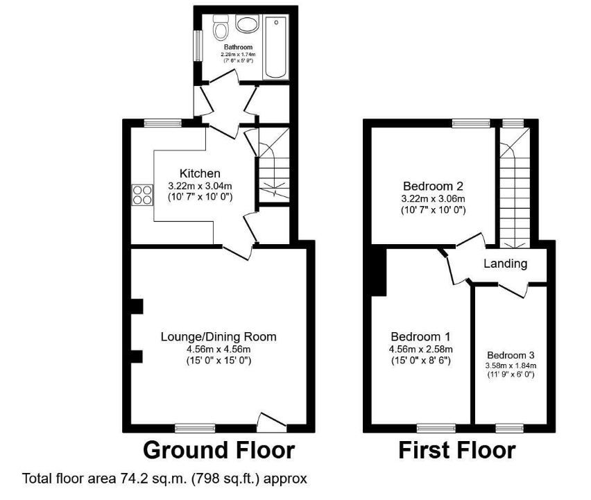 2 William Street, CASTLEFORD floorplan