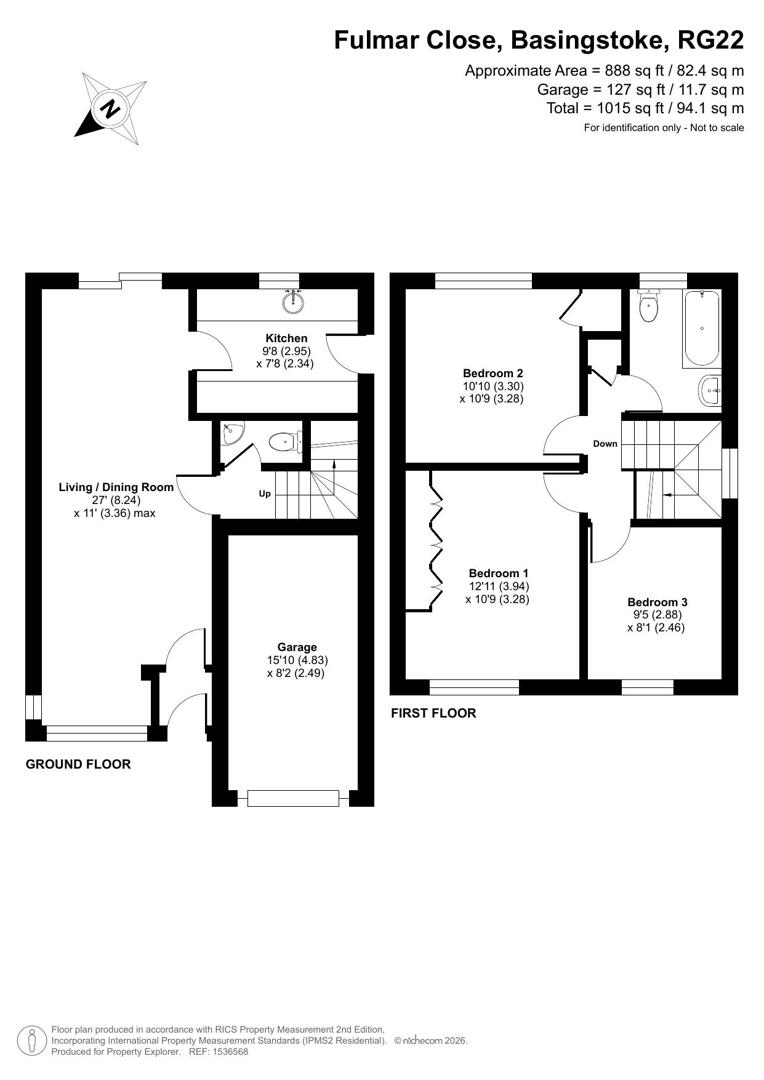 Fulmar Close, Basingstoke floorplan