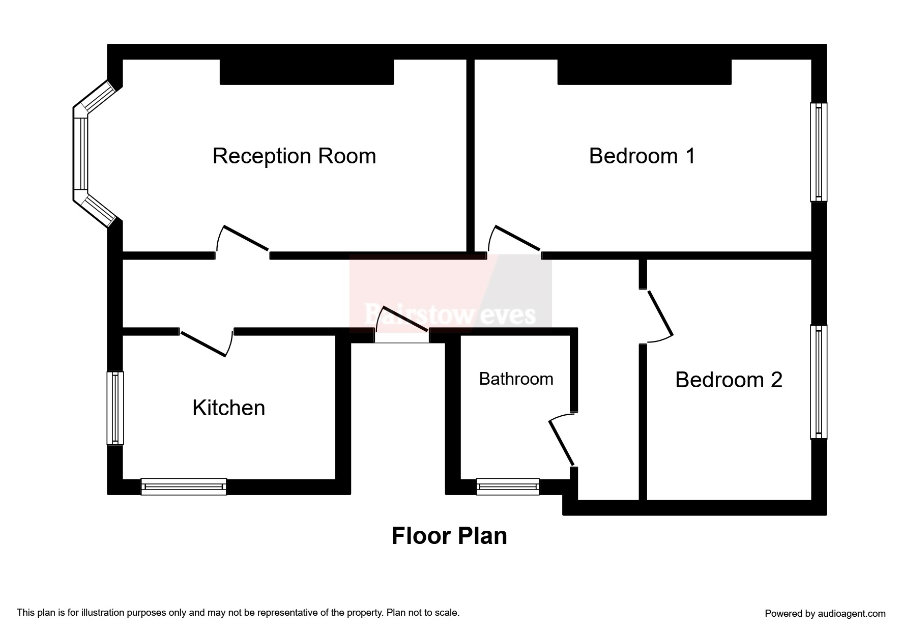 2 Bedrooms Flat to rent in Conyers Road, London SW16