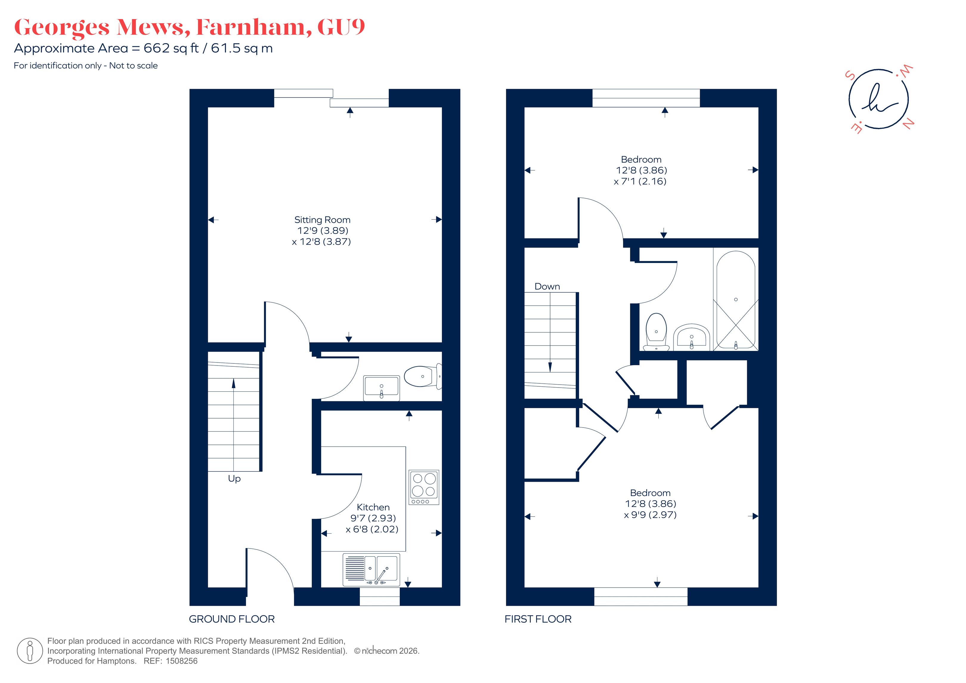 3, St. Georges Mews Bear Lane, Farnham floorplan