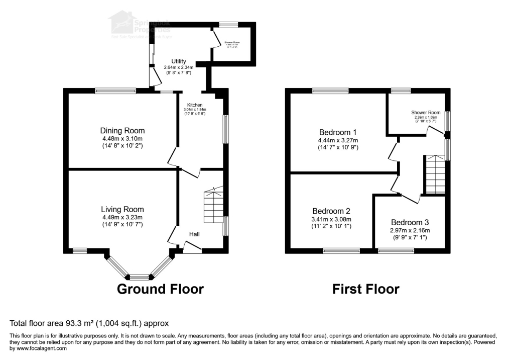 60, Hawbush Road, Walsall floorplan