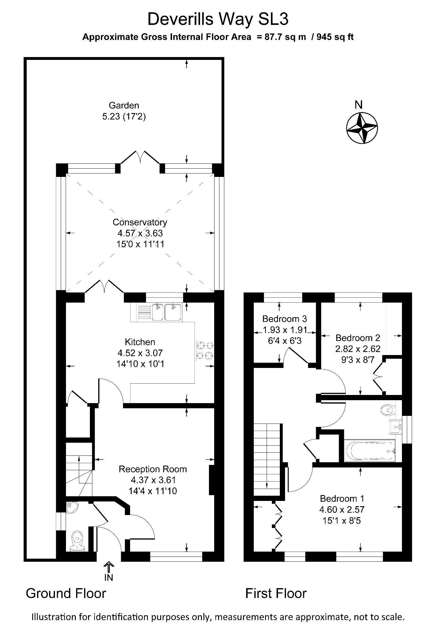 14 Deverills Way, Langley floorplan
