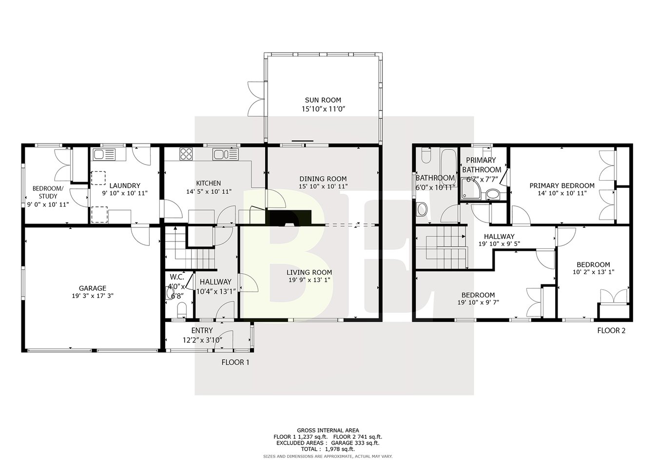 Conifers, La Verte Rue, St Mary floorplan