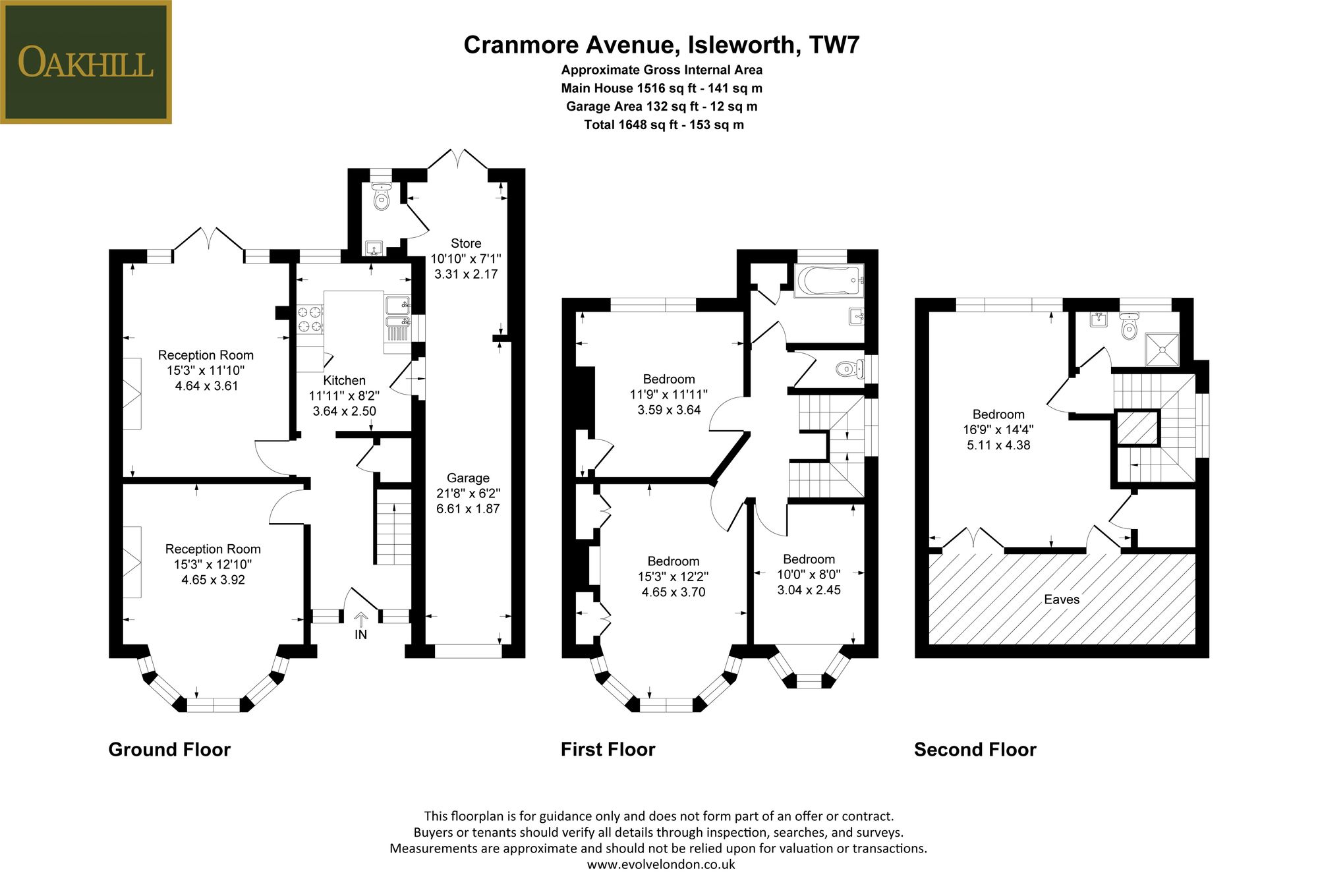 10 Cranmore Avenue, Isleworth floorplan