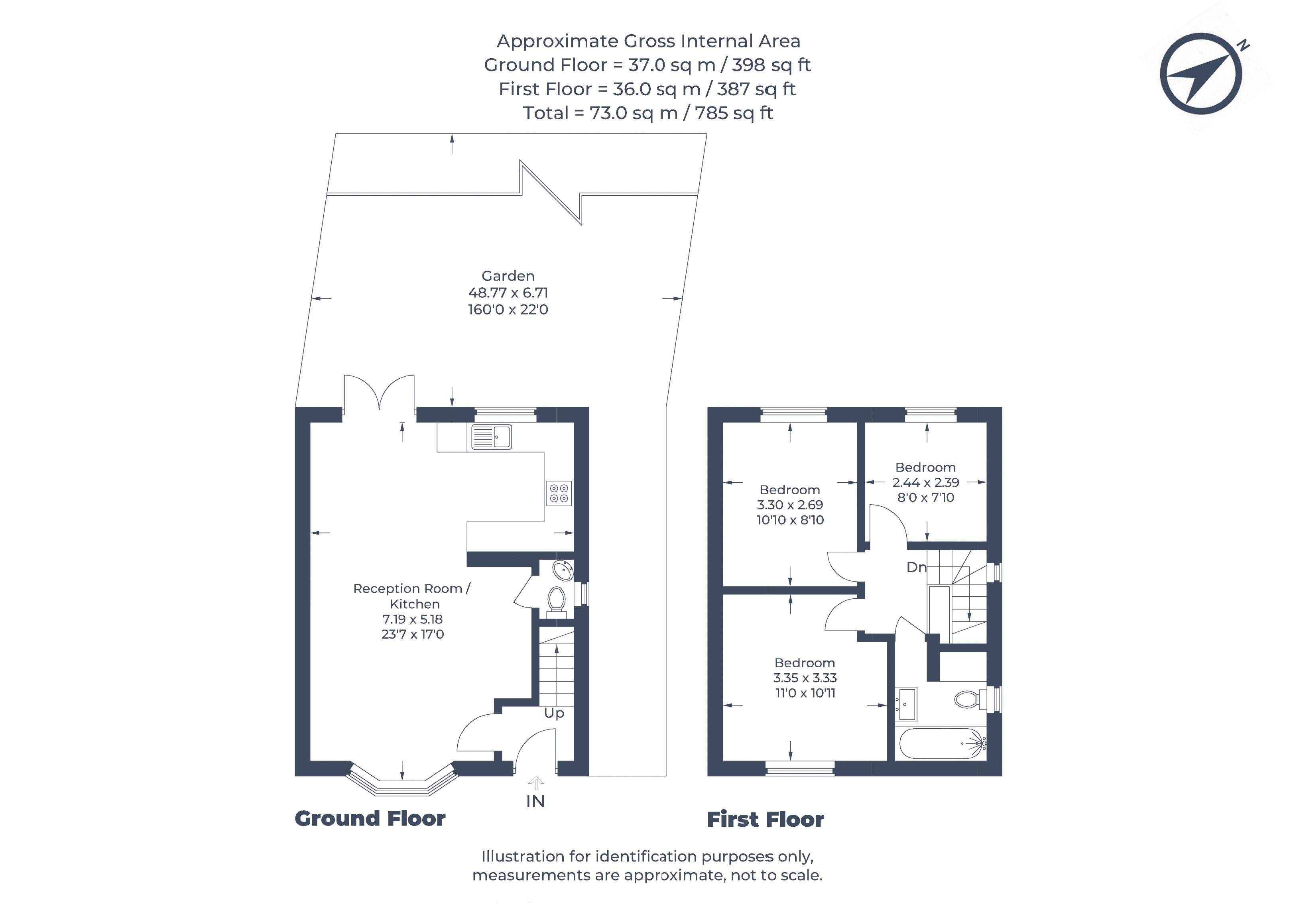 16, Denham Close, Uxbridge floorplan
