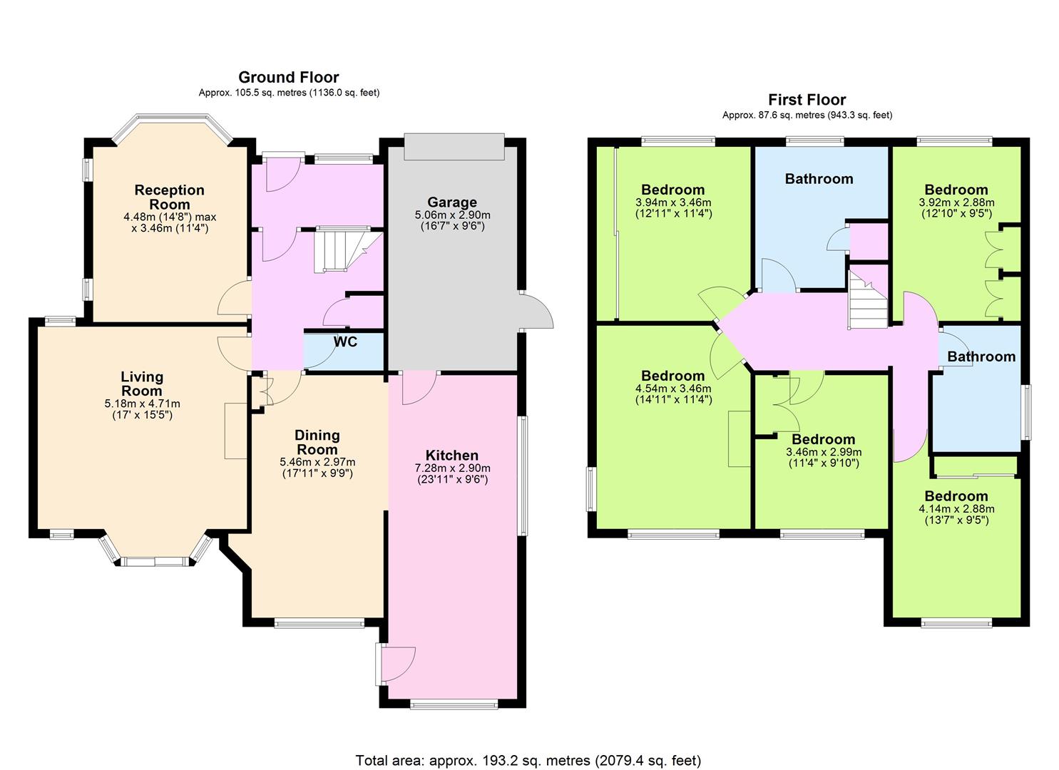 96, Rectory Road, Worthing floorplan