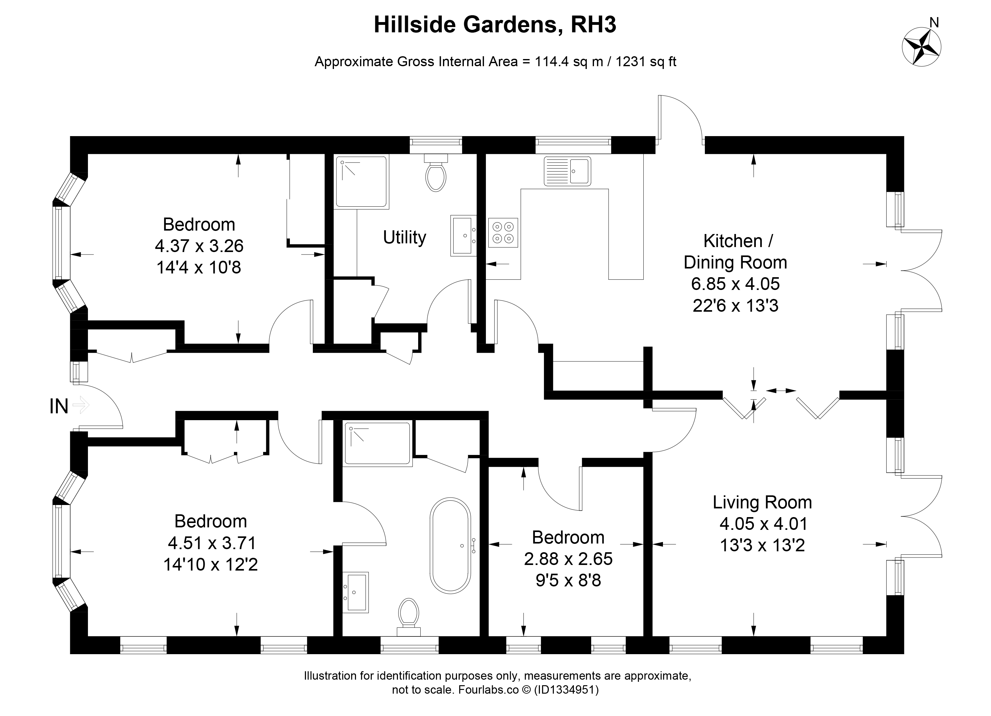 29, Hillside Gardens, Betchworth floorplan