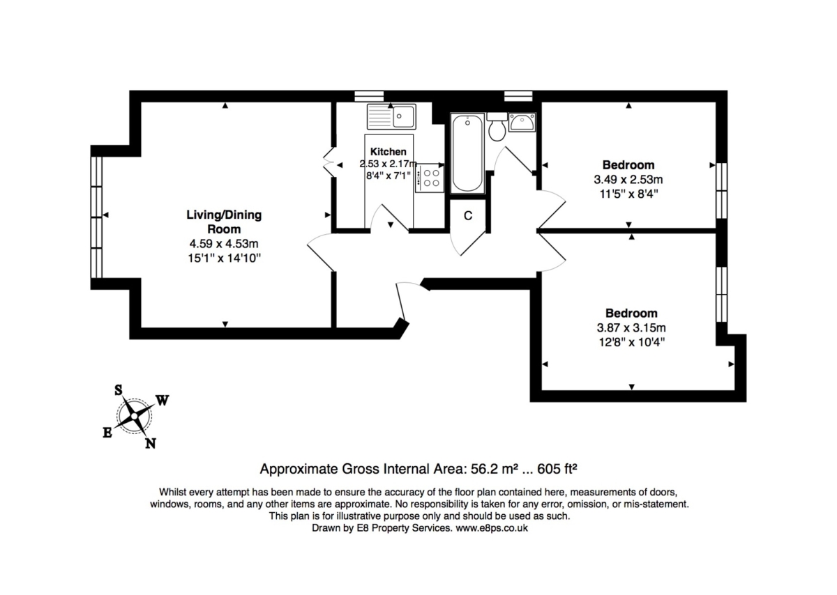 Kenville Road, Oxford floorplan