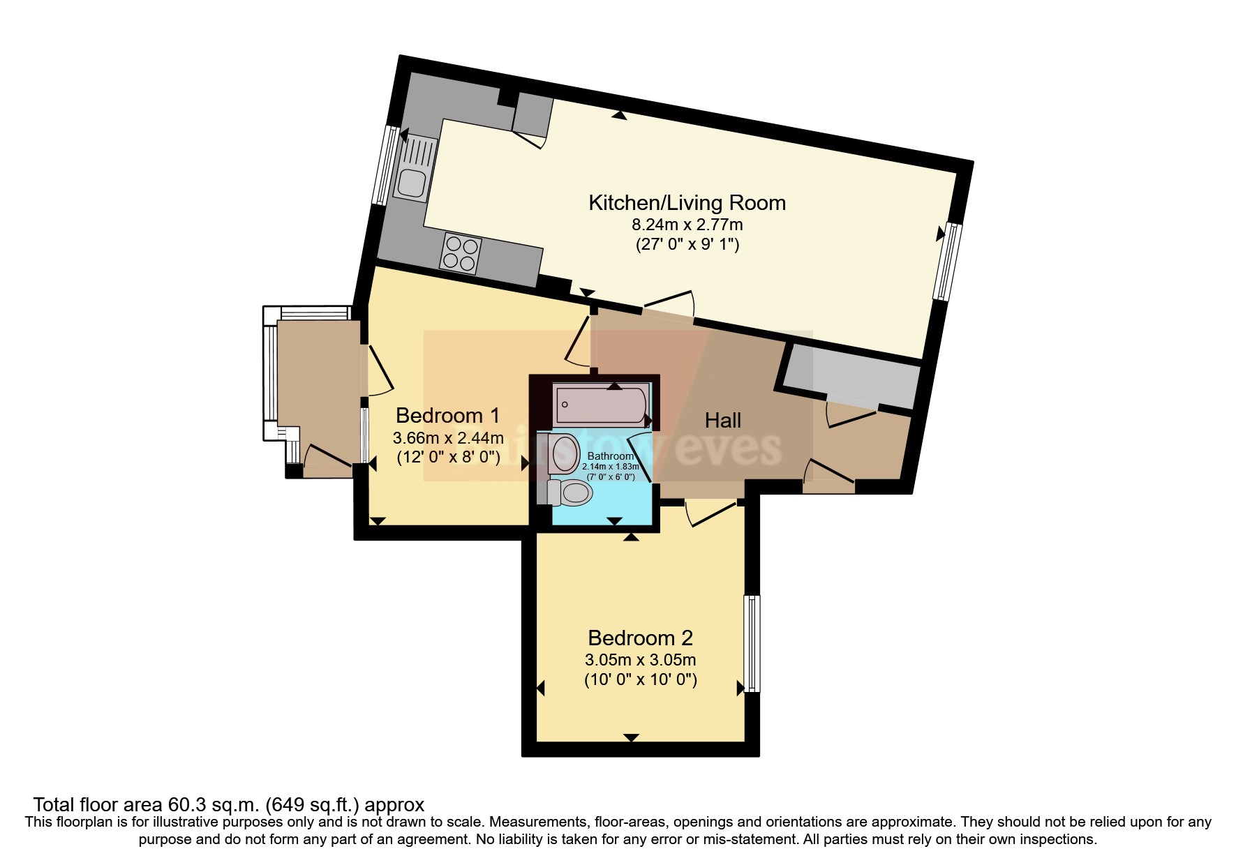 Whyteleafe Hill, Whyteleafe CR3, 2 bedroom for sale