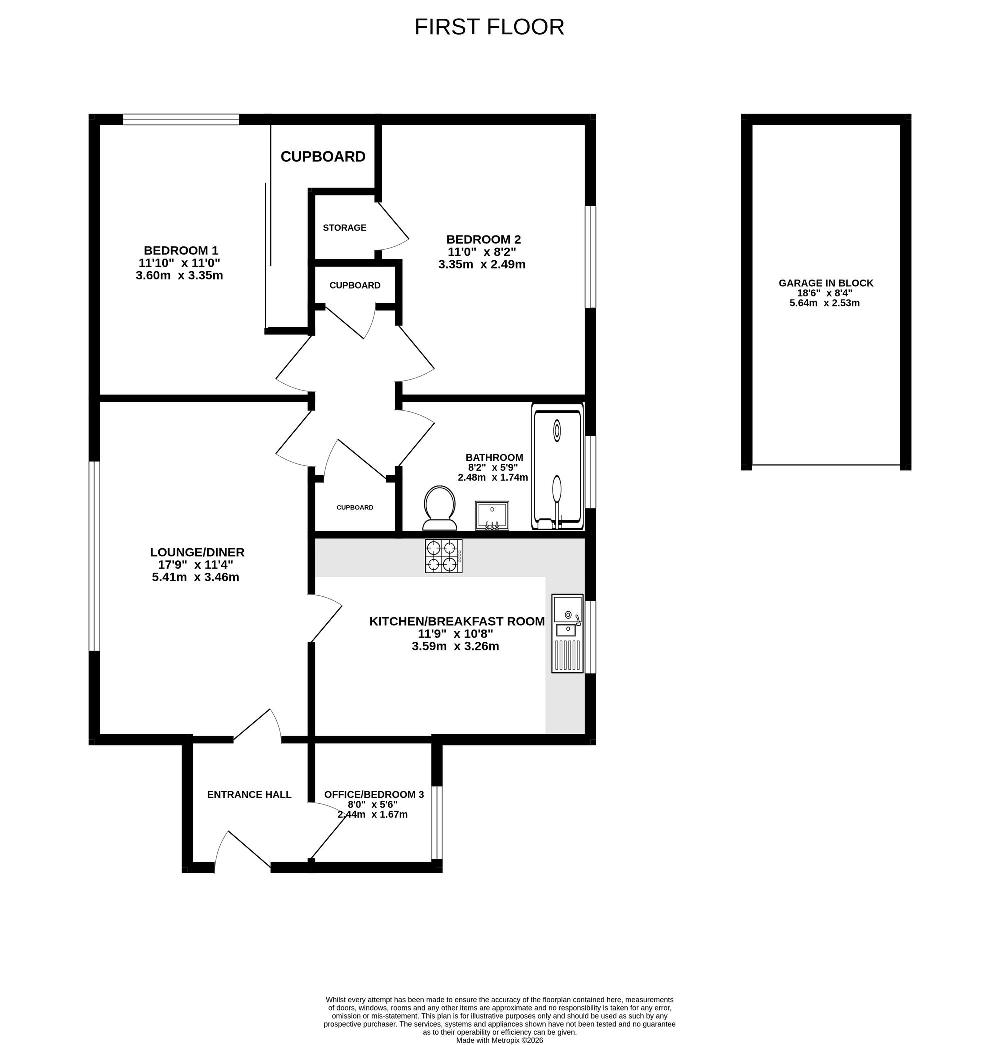 72 By The Wood, Watford floorplan