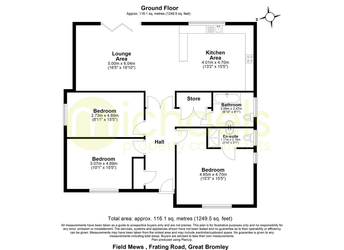 8, Field Mews, Colchester floorplan