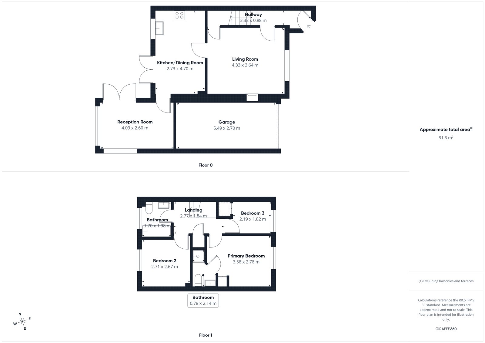 75, Larch Drive, Carlisle floorplan