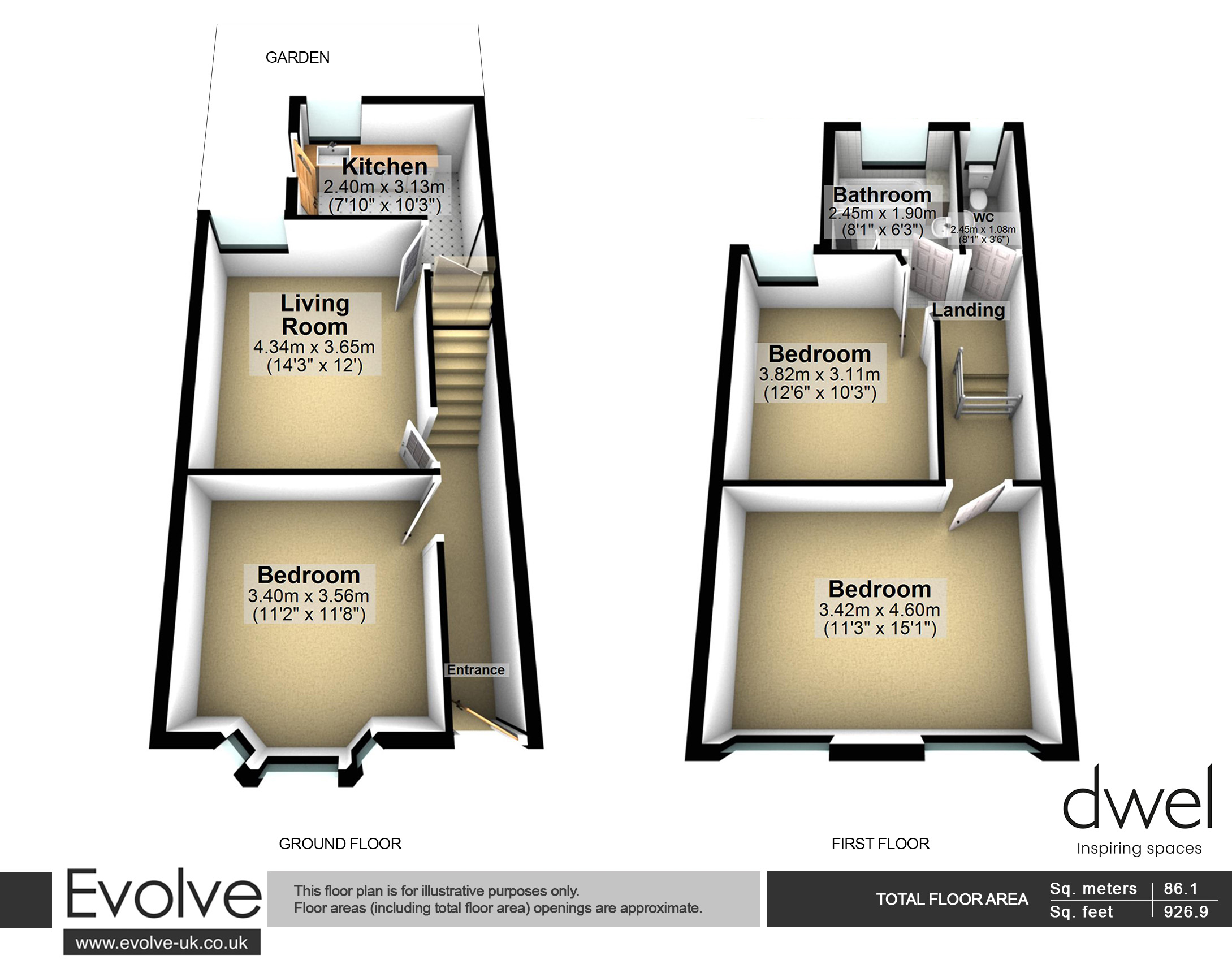 40, Fairfield Street, Salford floorplan