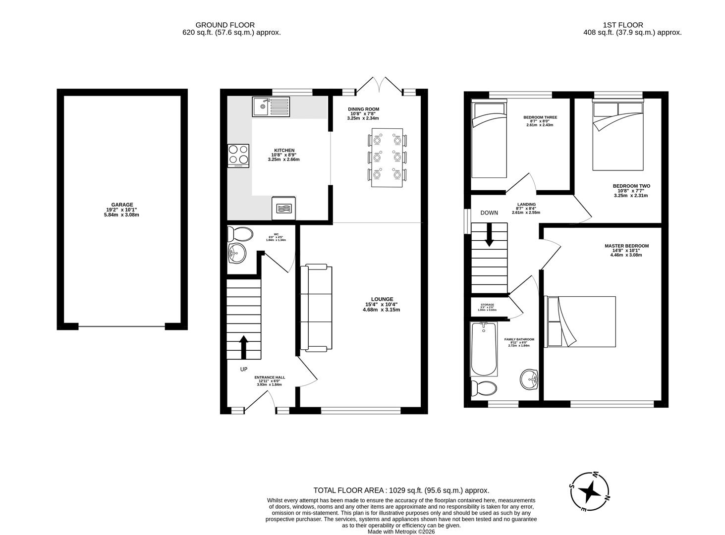 8, Dale Avenue, Chorley floorplan