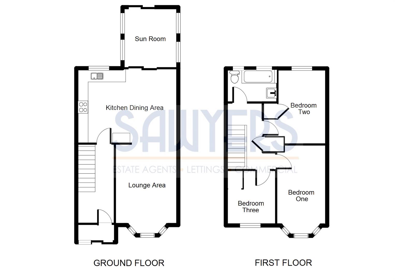 3 Bedrooms Semi-detached house for sale in Guildford Road, Worthing BN14