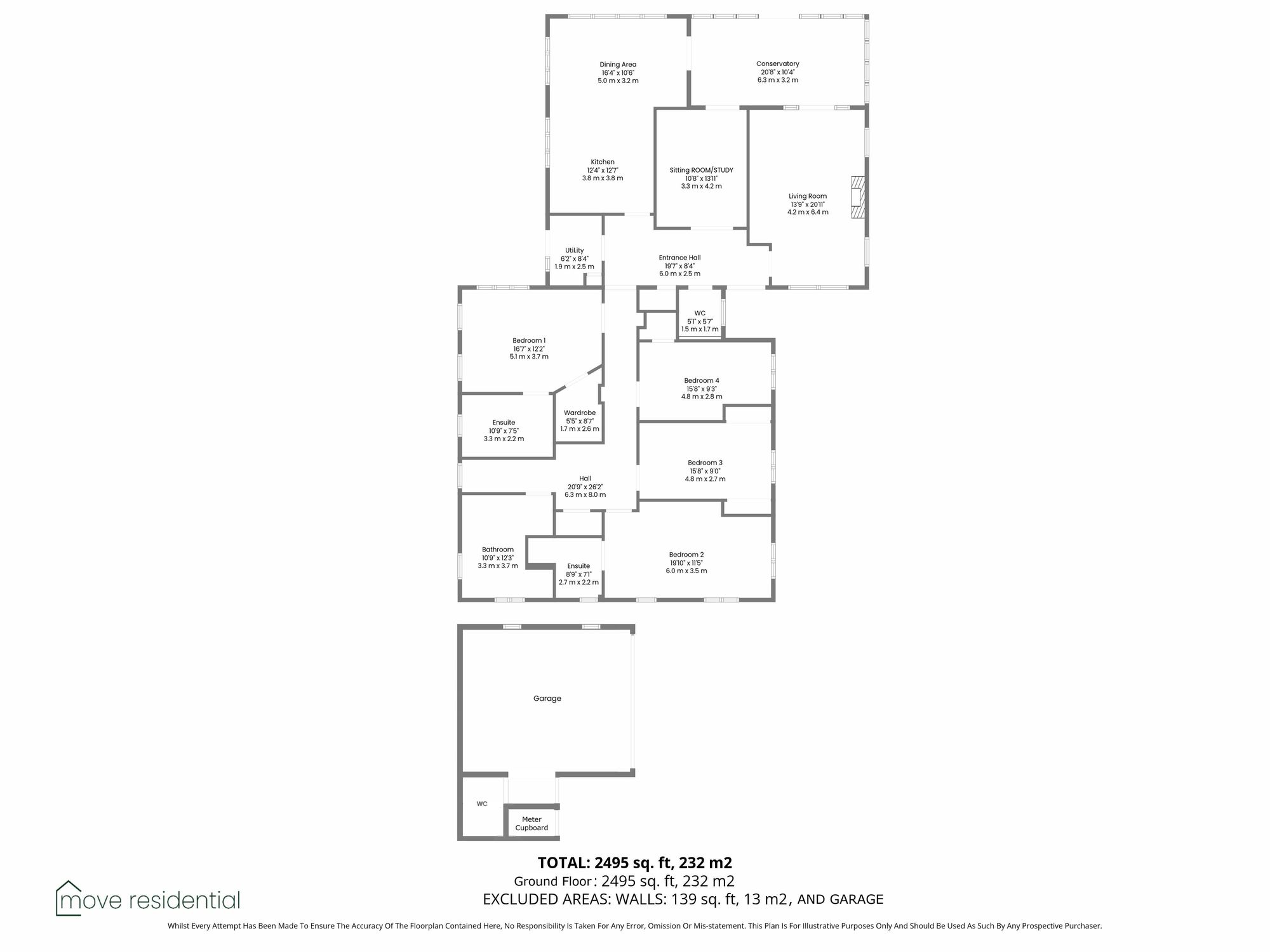 76 Dawstone Road, Wirral floorplan