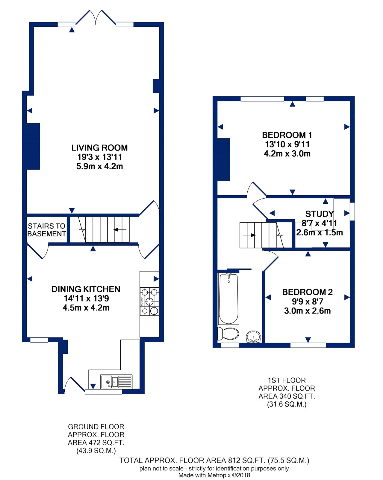 2 Bedrooms Terraced house for sale in Ferncliffe Terrace, Leeds, West Yorkshire LS13