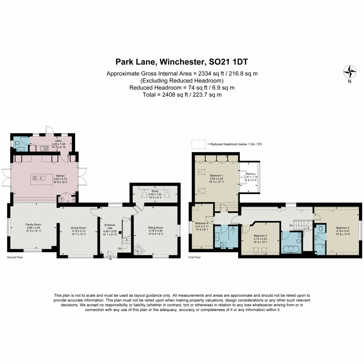 Old Rectory Cottage, Park Lane, Winchester floorplan