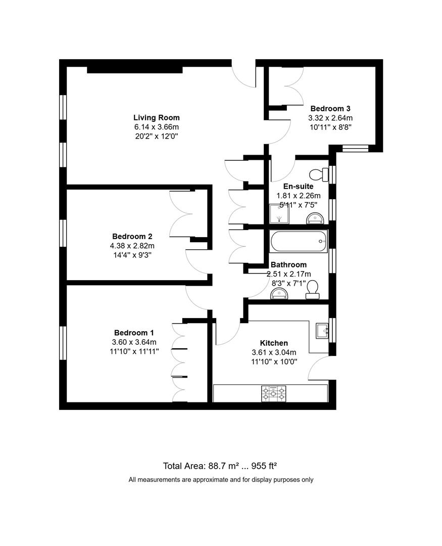 Clarewood Court, Flat 39, Seymour Place, London floorplan