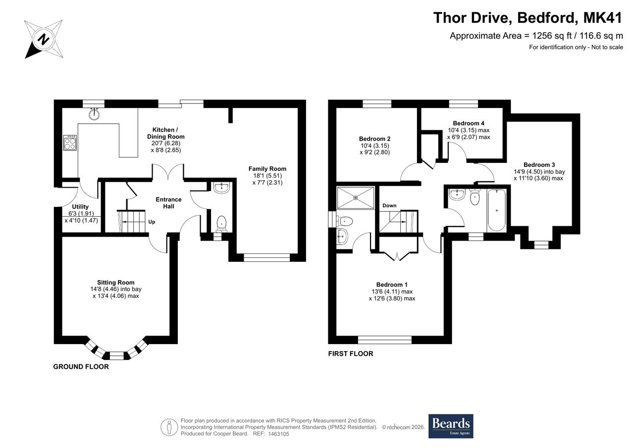 63, Thor Drive, Bedford floorplan