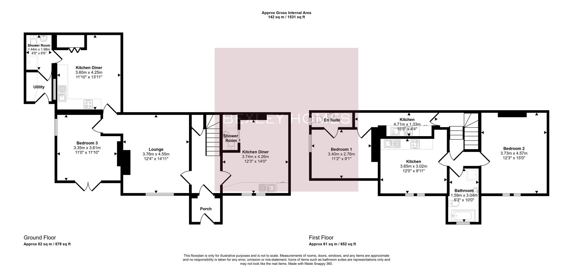 15, Lower Park Road, Belvedere floorplan