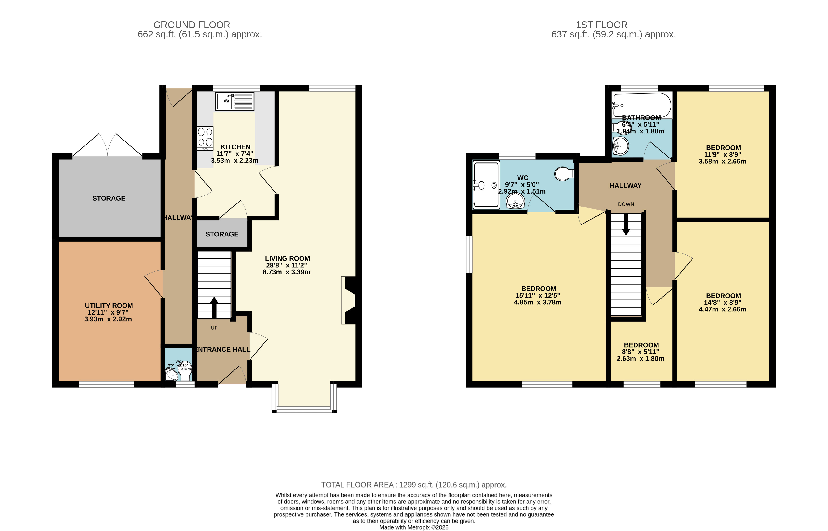 1, Irvine Way, York floorplan