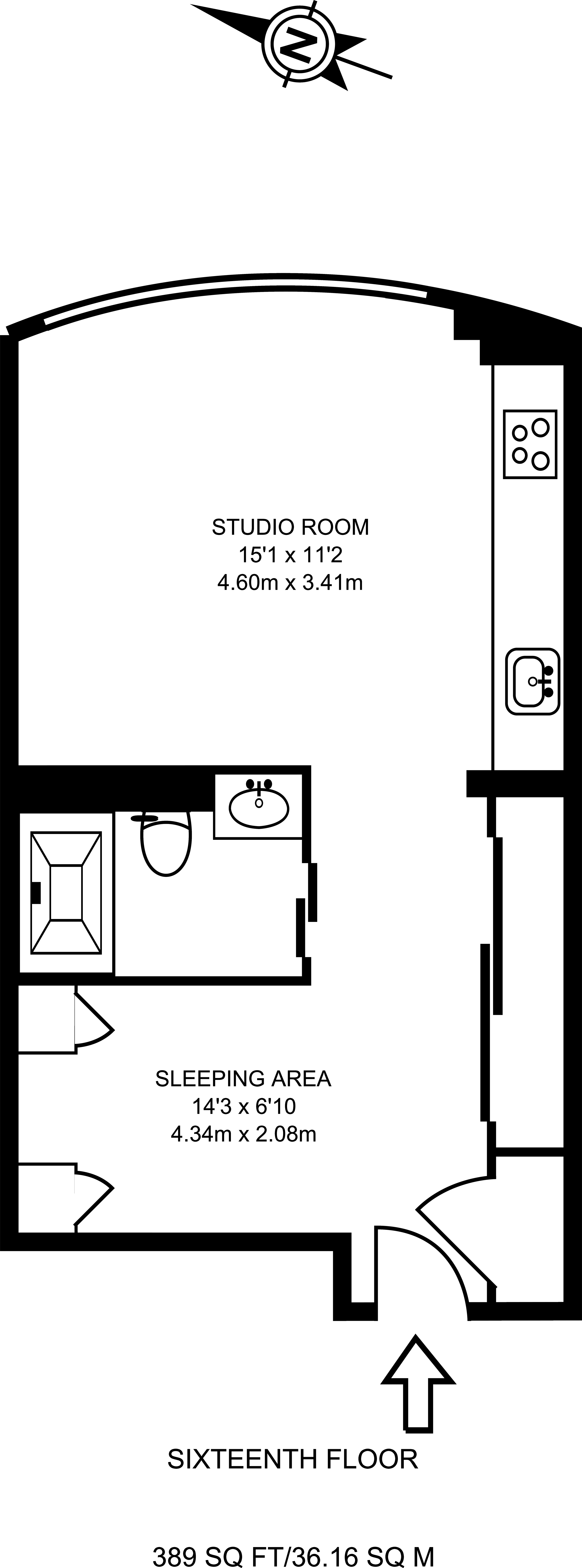 0 Bedrooms Studio to rent in Ontario Tower, Canary Wharf, London E14