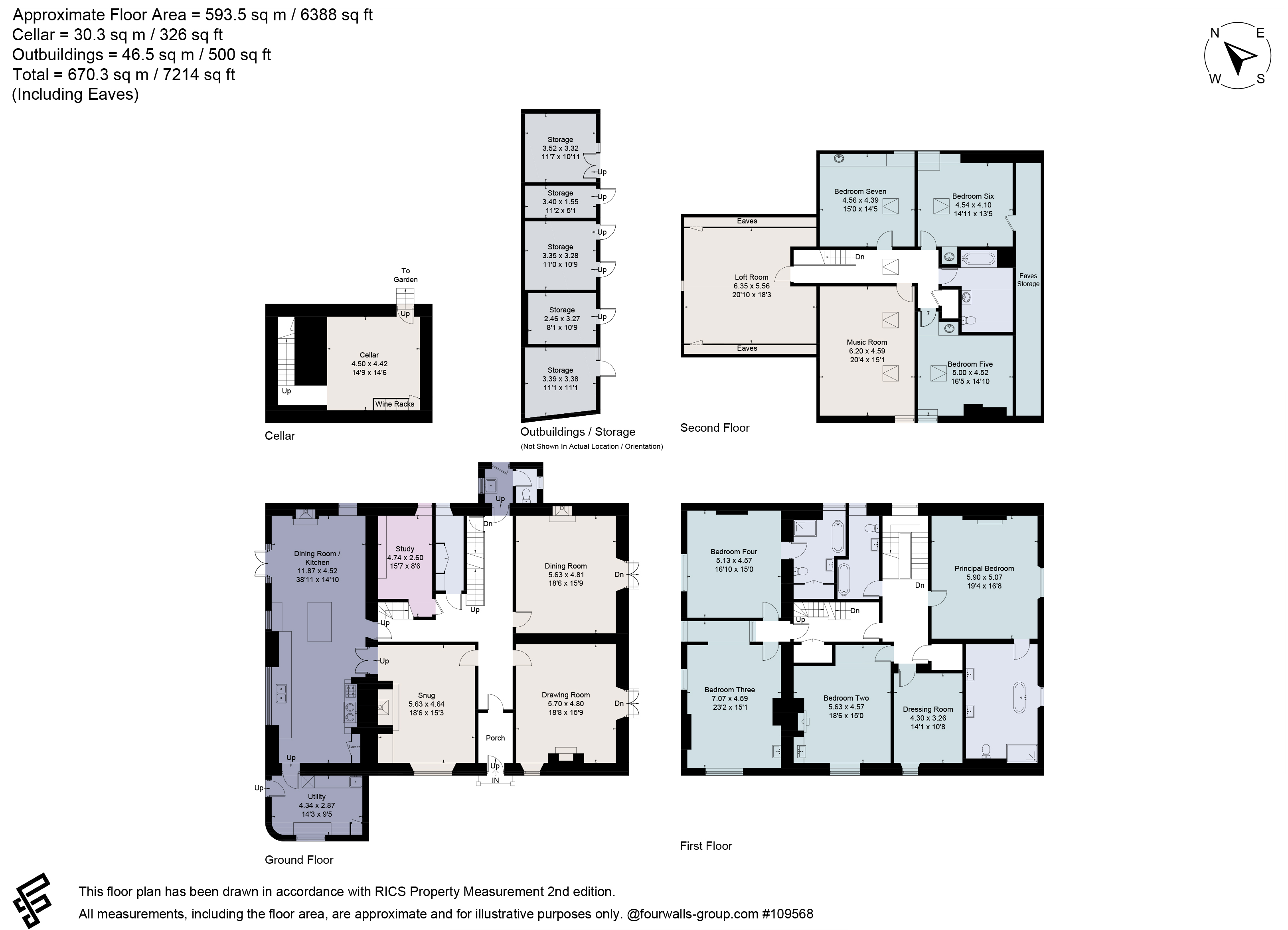 Glebe Ho,, Newton St. Cyres, Devon floorplan