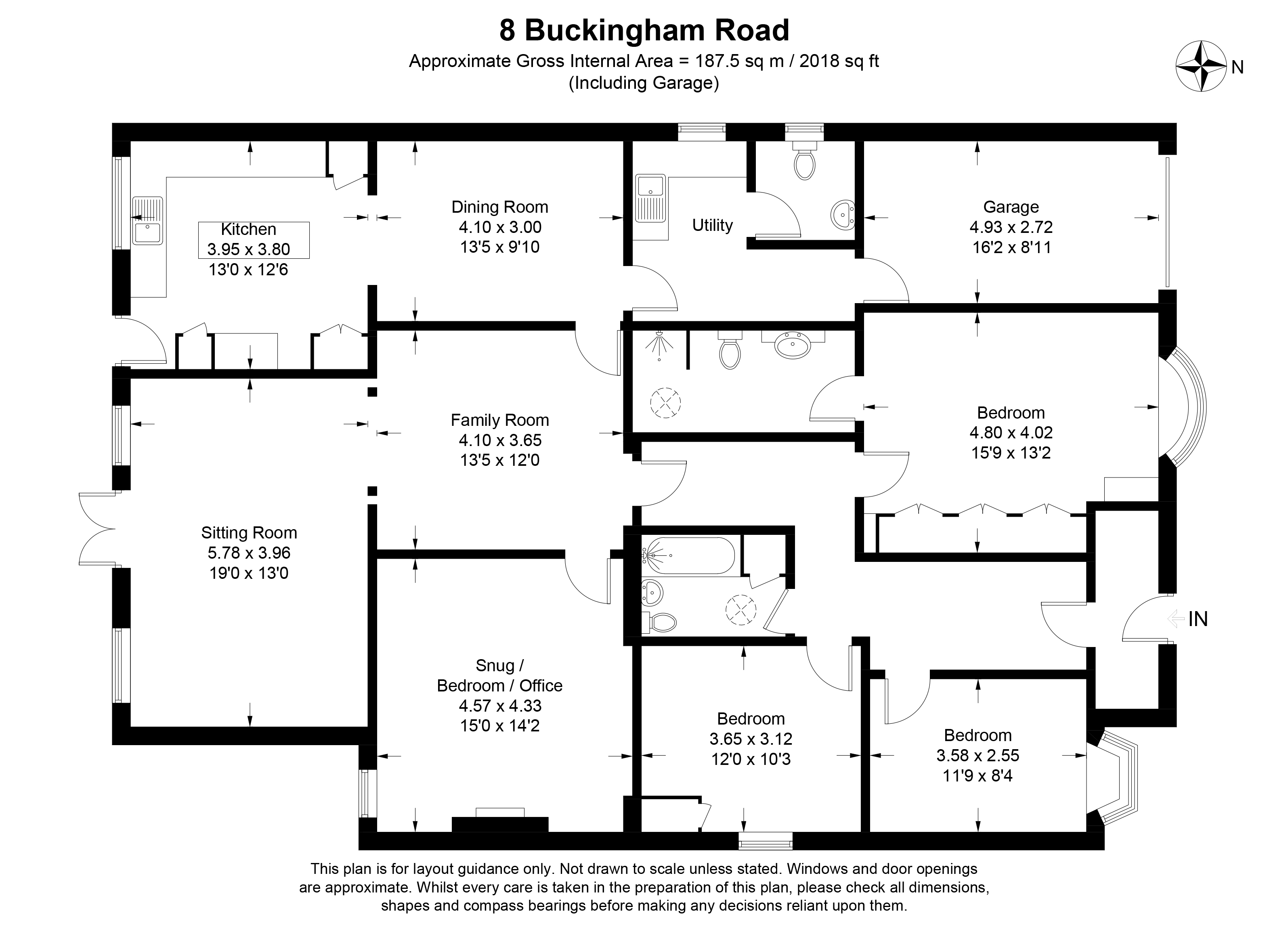 8, Buckingham Road, Oakham floorplan