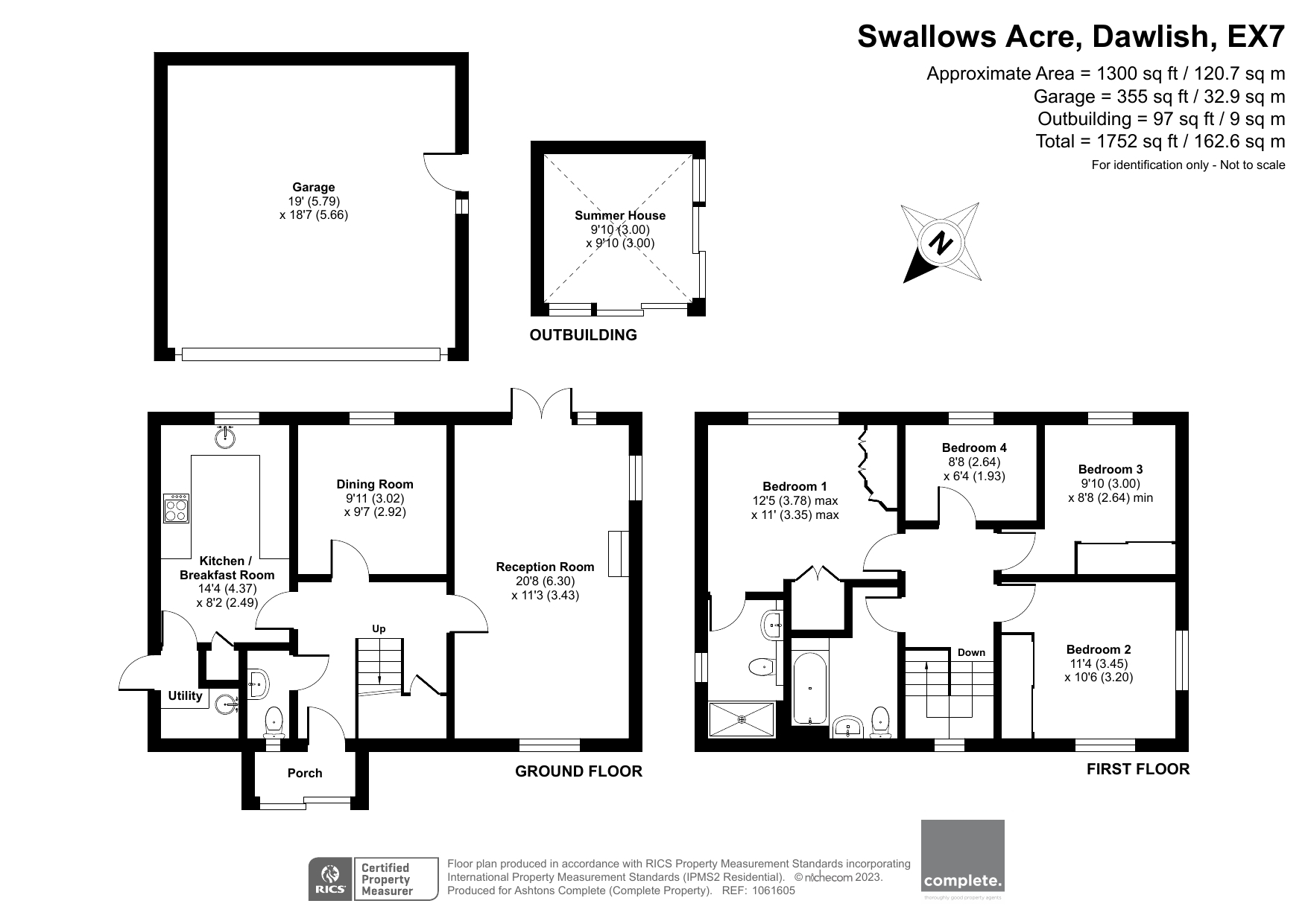 Swallows Acre, Dawlish EX7, 4 bedroom detached house for sale