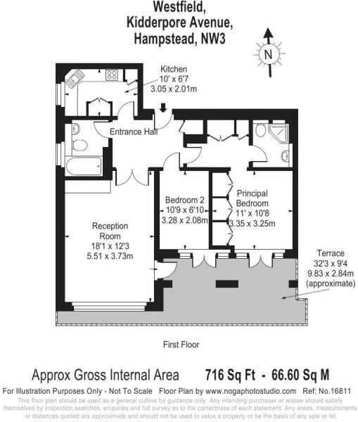 2 Bedrooms Flat to rent in Kidderpore Avenue, Hampstead, London NW3