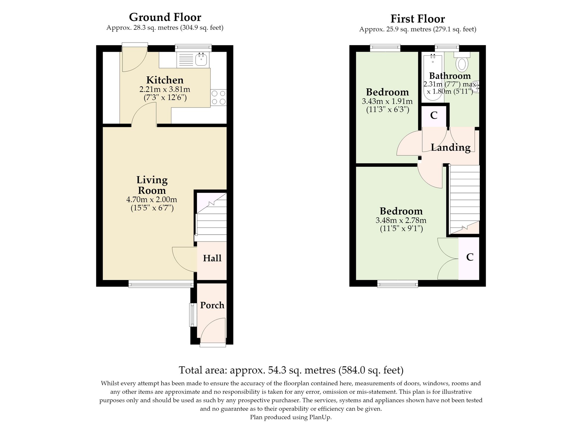 87 Hadfield Road, North Walsham floorplan