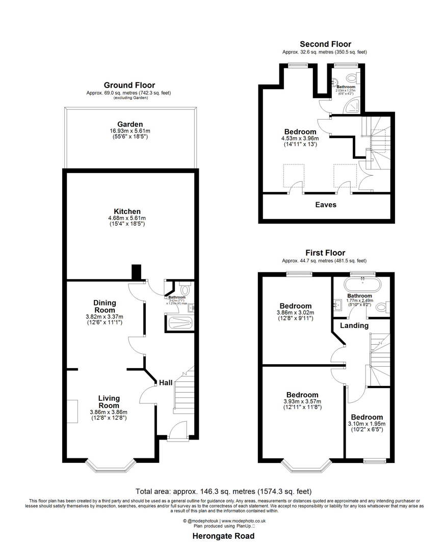 29, Herongate Road, Aldersbrook floorplan