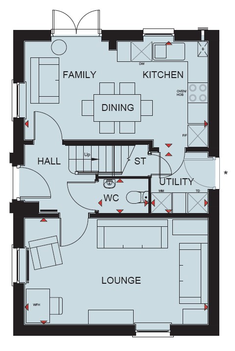 H8112195, Rempstone Road, East Leake floorplan