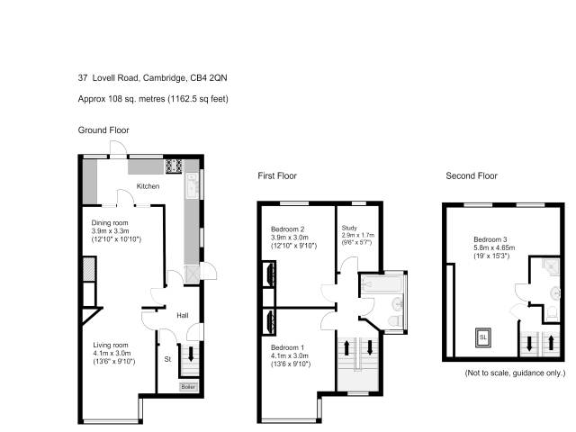 3 Bedrooms  to rent in Lovell Road, Cambridge CB4