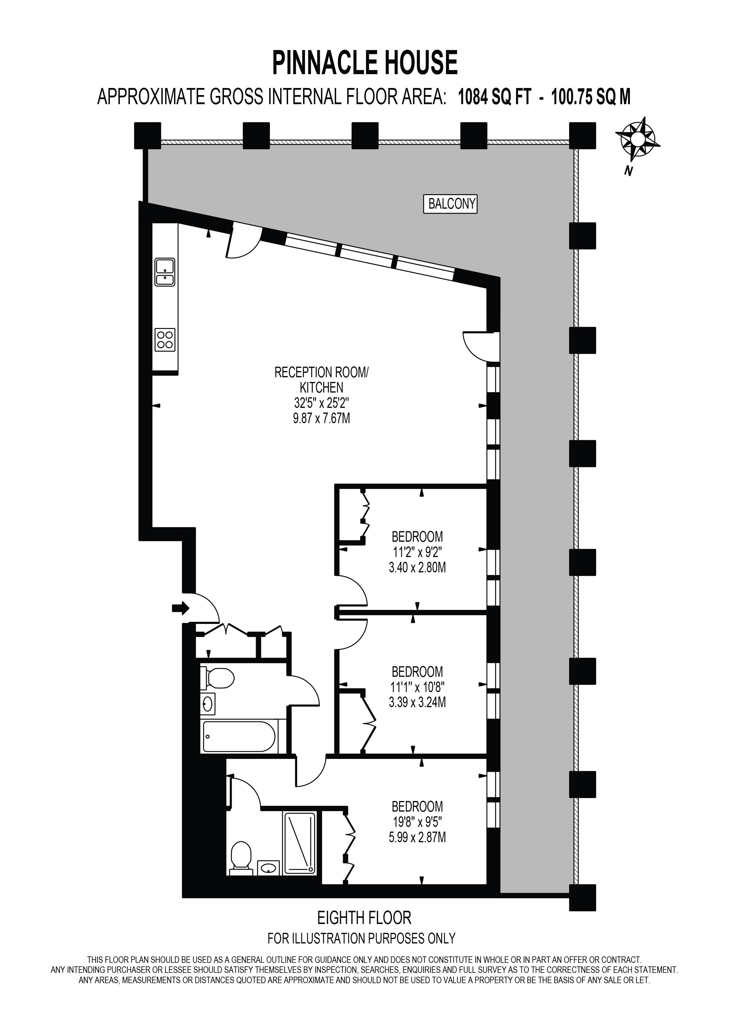 75 Pinnacle House  4, Schooner Road, London floorplan