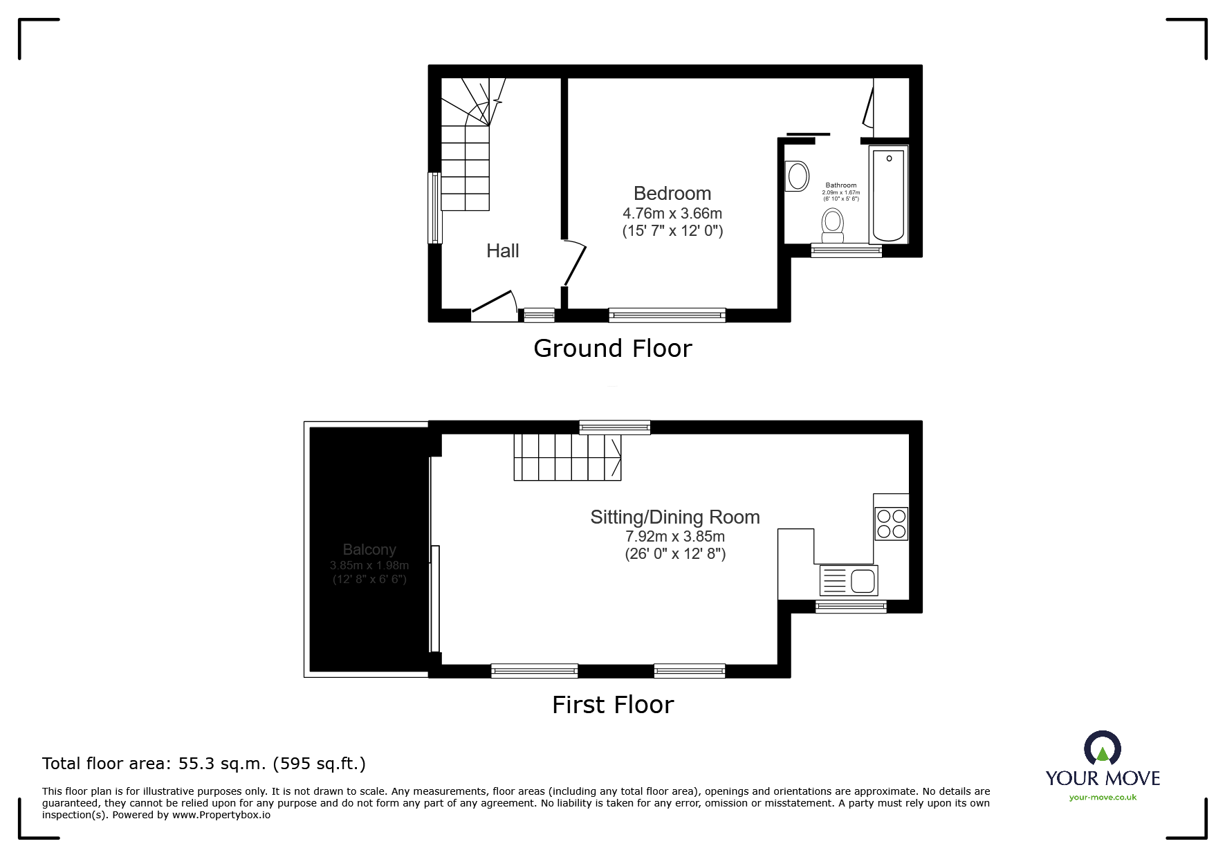 30, Louisa Place, Devon floorplan