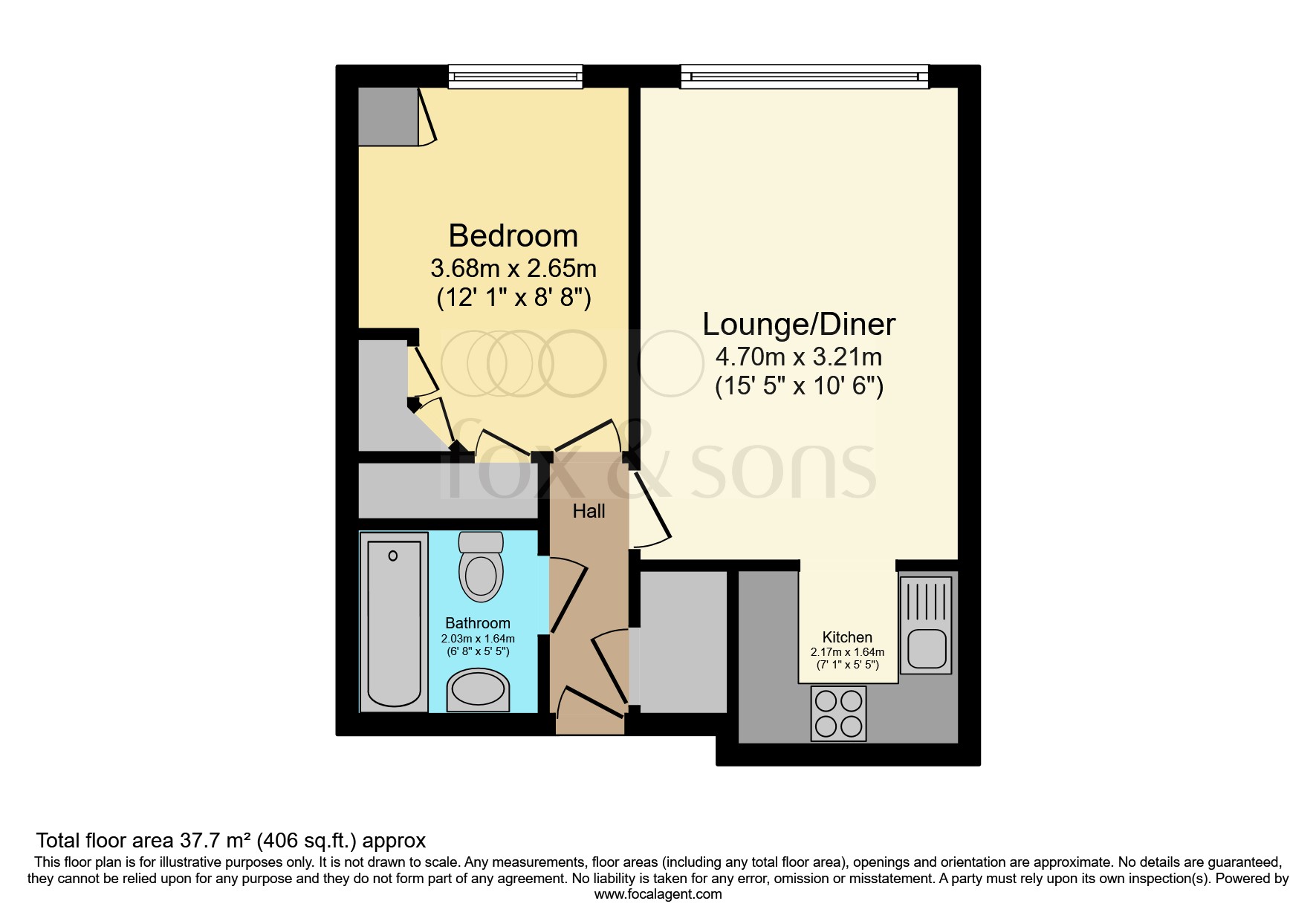 Flat 48, Homeridge House, Longridge Avenue, Brighton floorplan