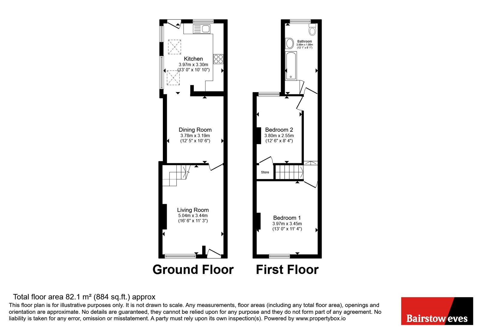 111, Vale Road, Nottingham floorplan