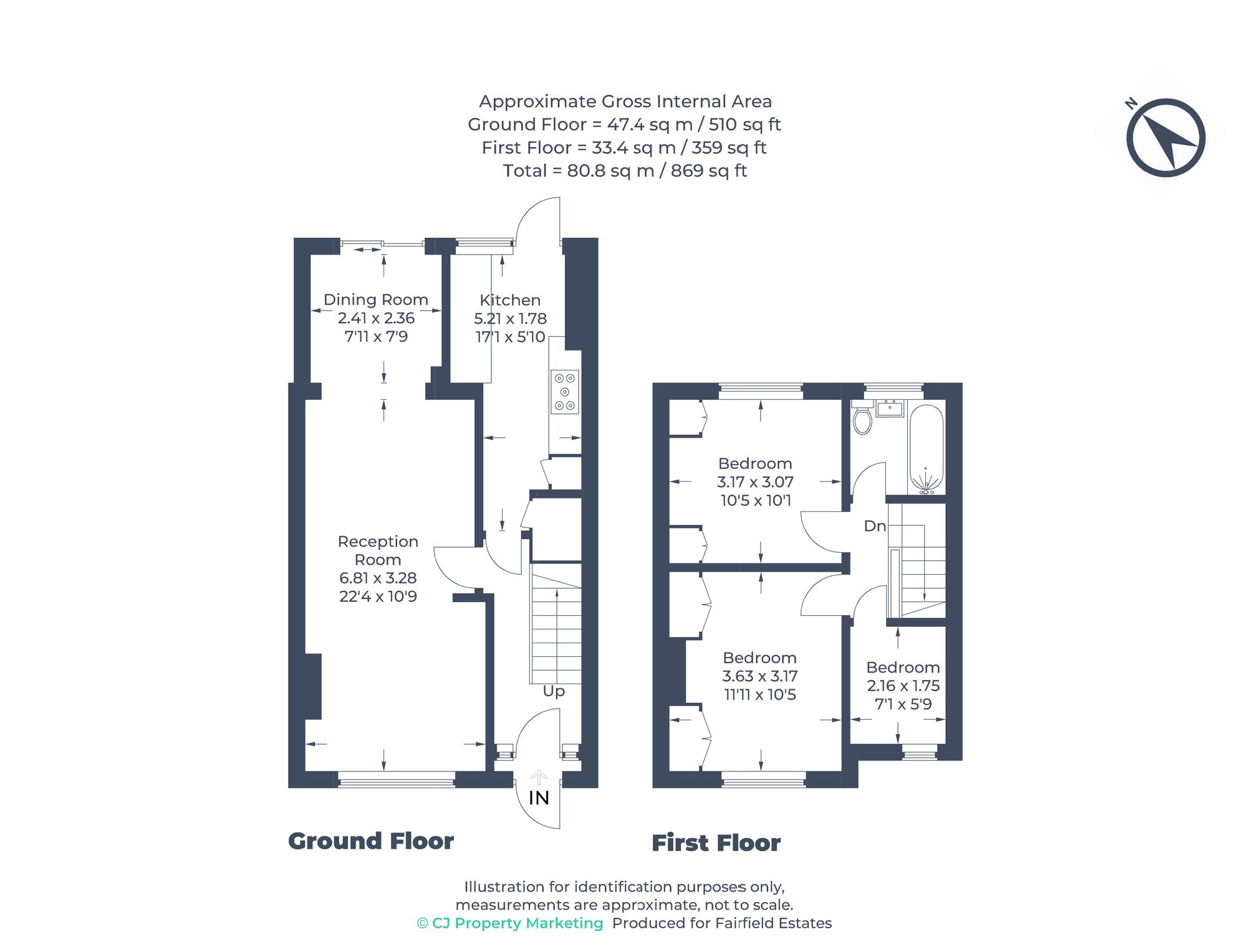 10 Leggatts Close, Watford floorplan