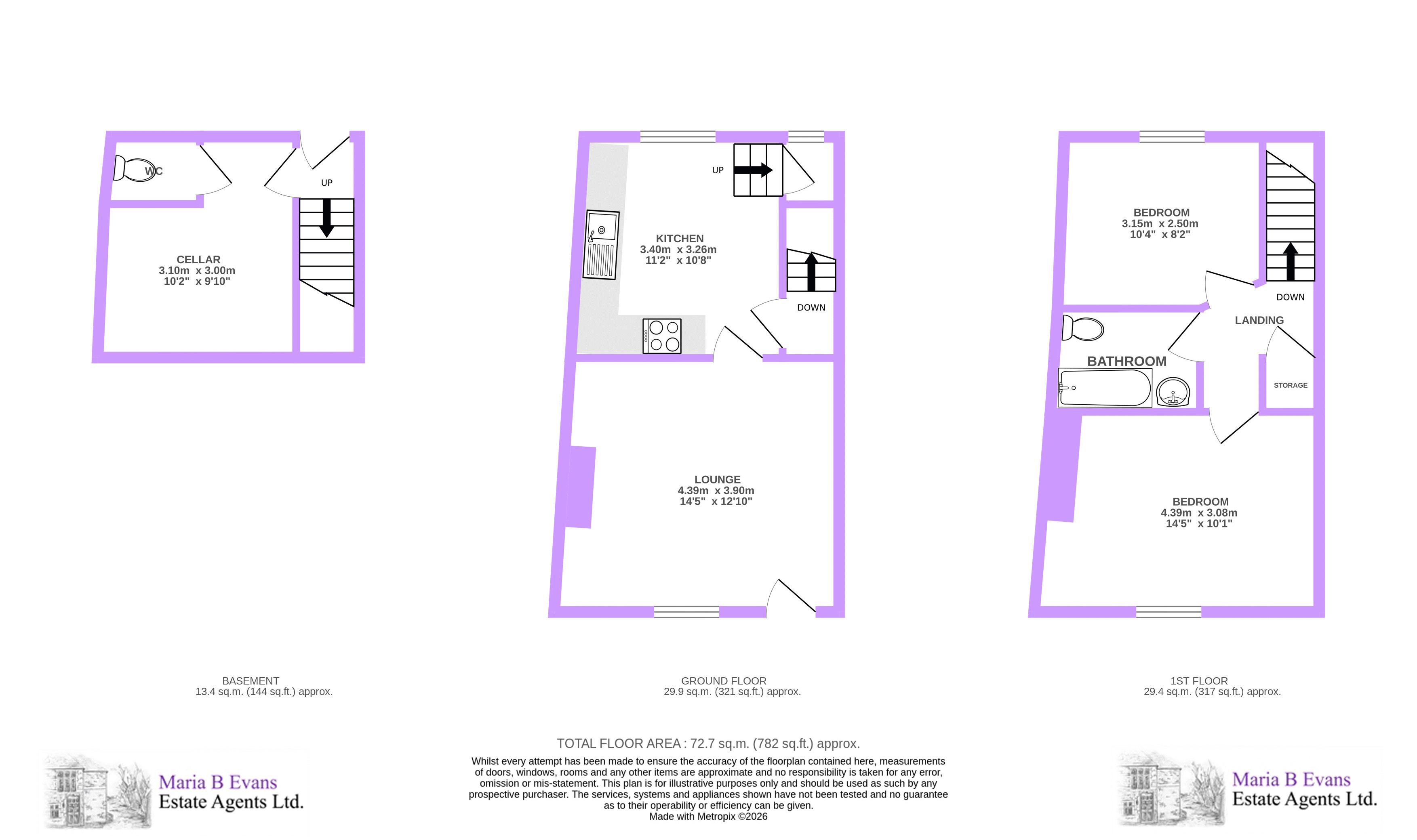 3, Moor Road, Leyland floorplan