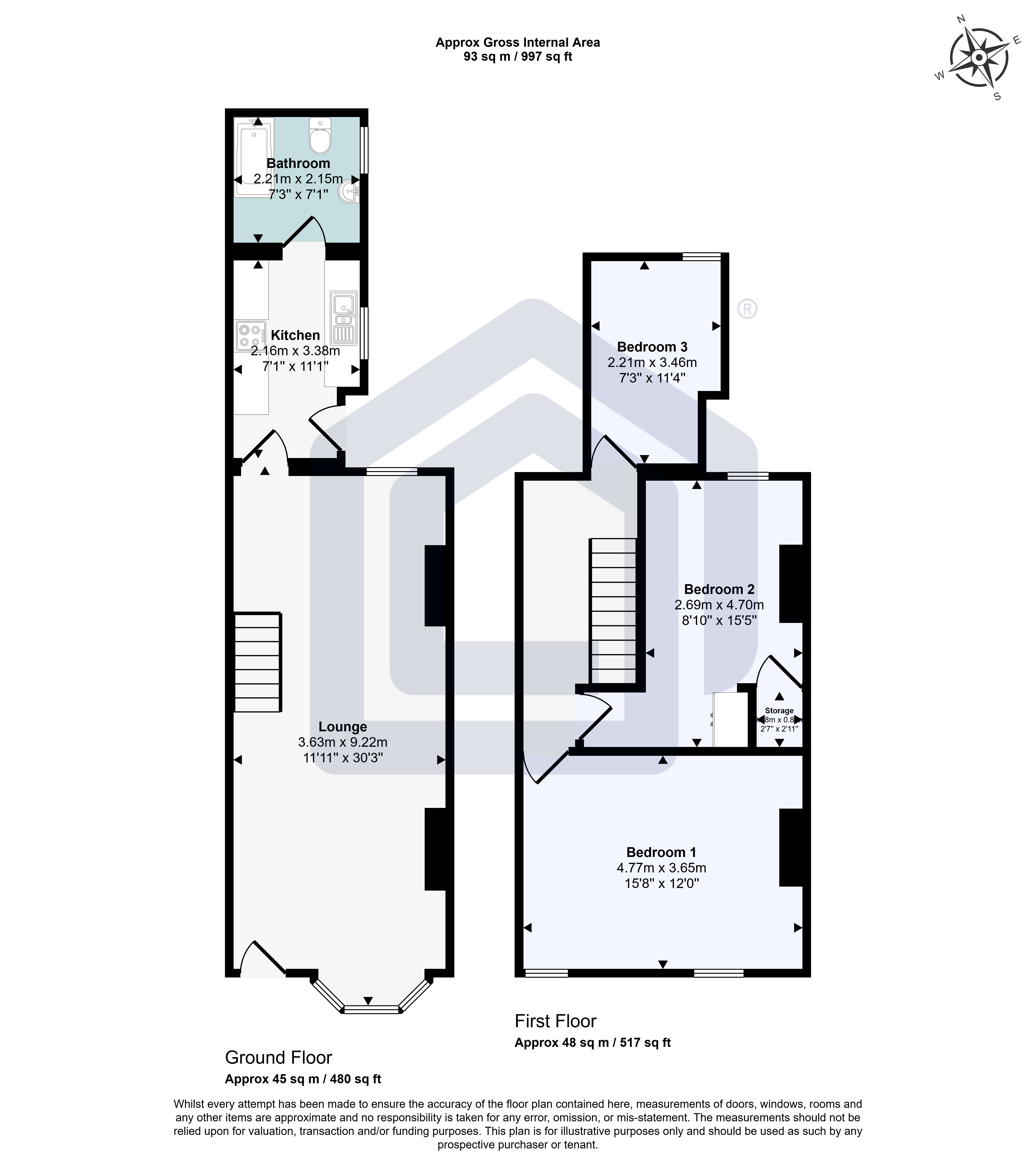 379 Bilston Road, 379 Bilston Road, Wolverhampton floorplan