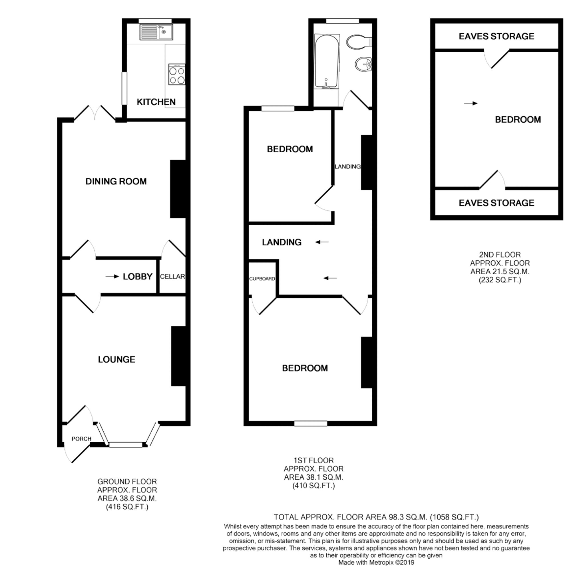 8, Poplar Grove, Mexborough floorplan