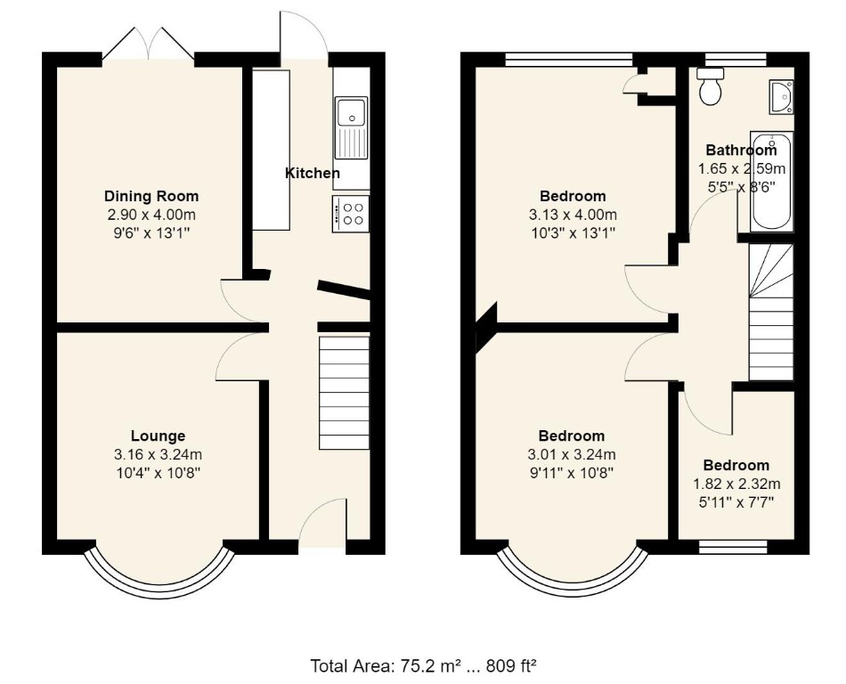 Hersham Road, Hersham Village, Surrey floorplan