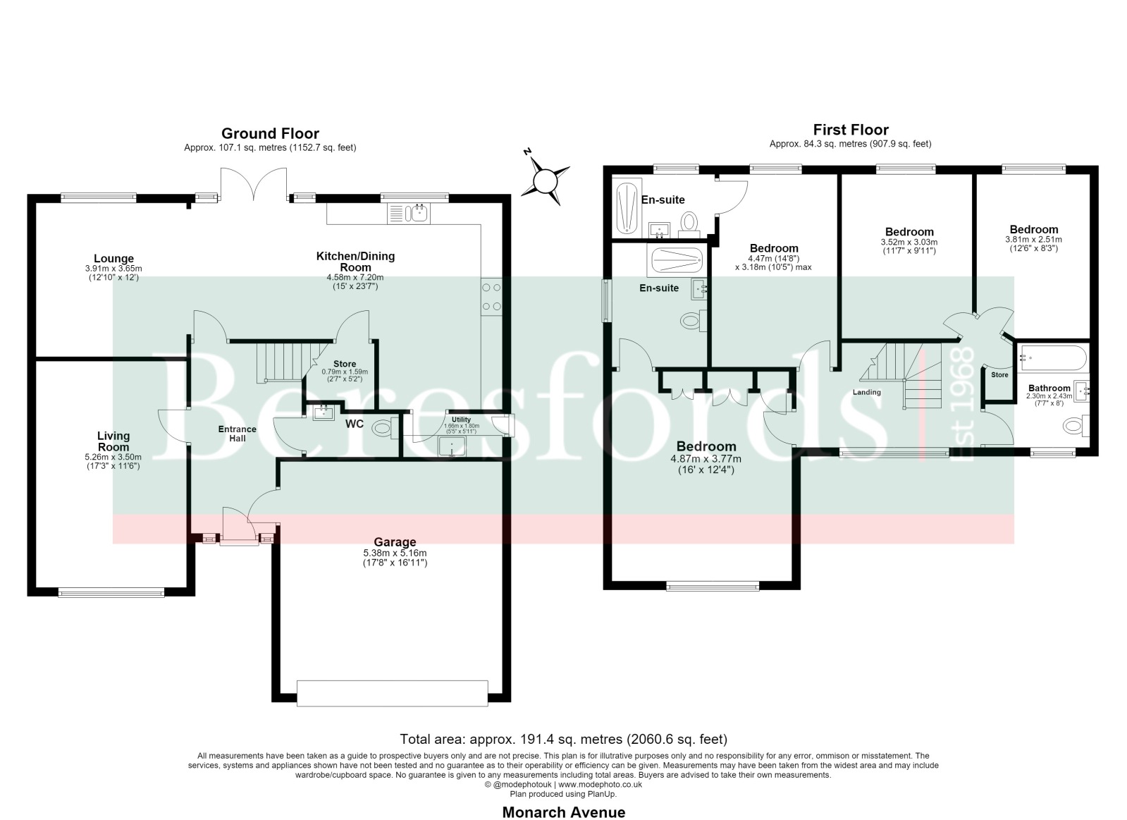 4, Monarch Avenue, Braintree floorplan