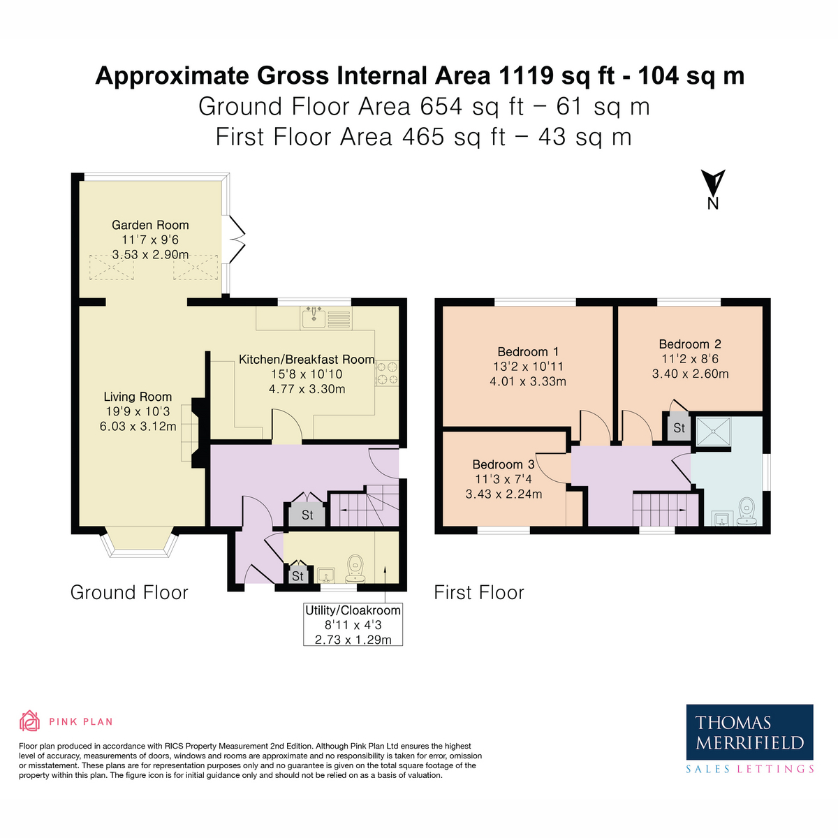 3, Britwell Road, Wallingford floorplan