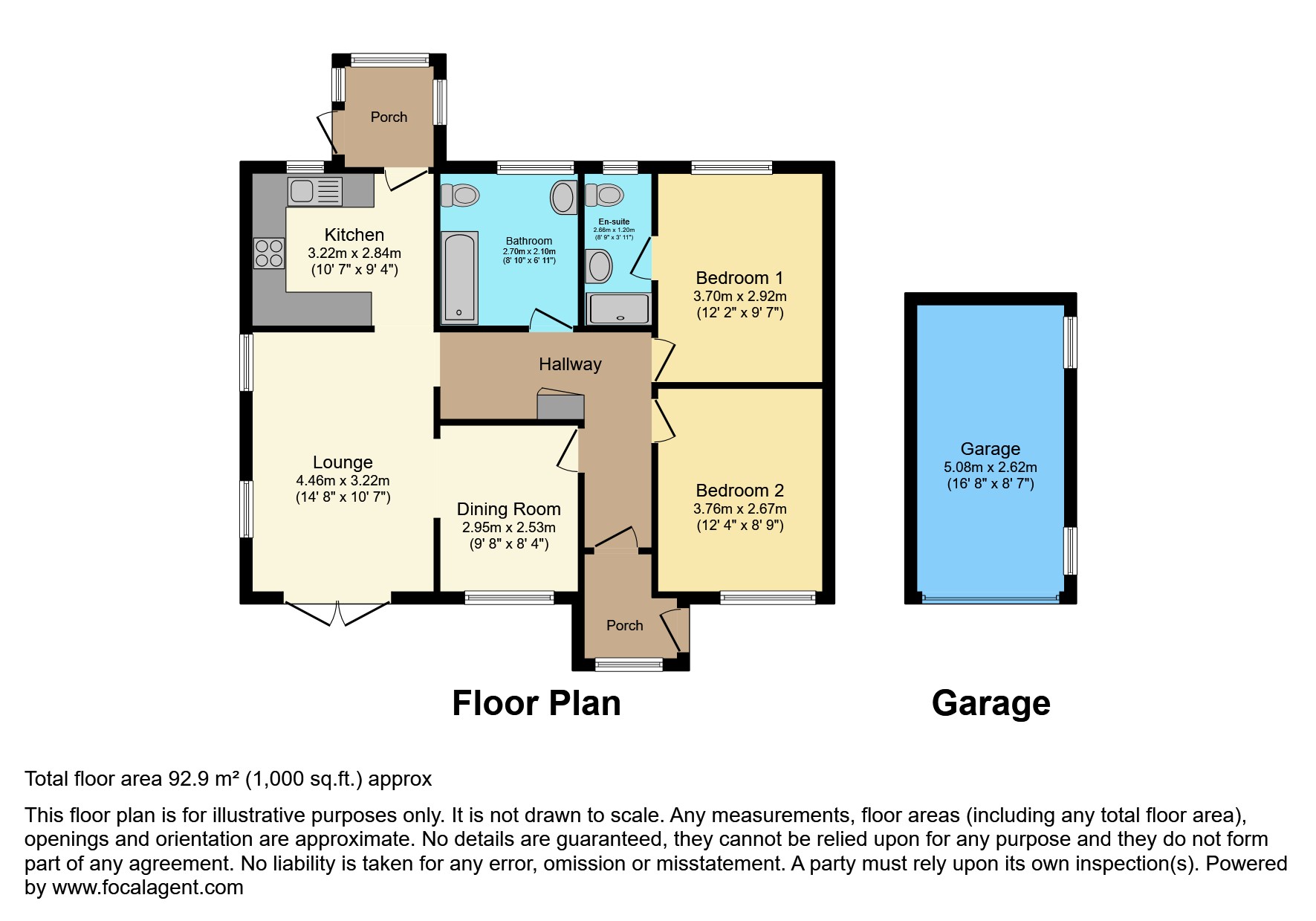 6, Churchfield Close, Penzance floorplan