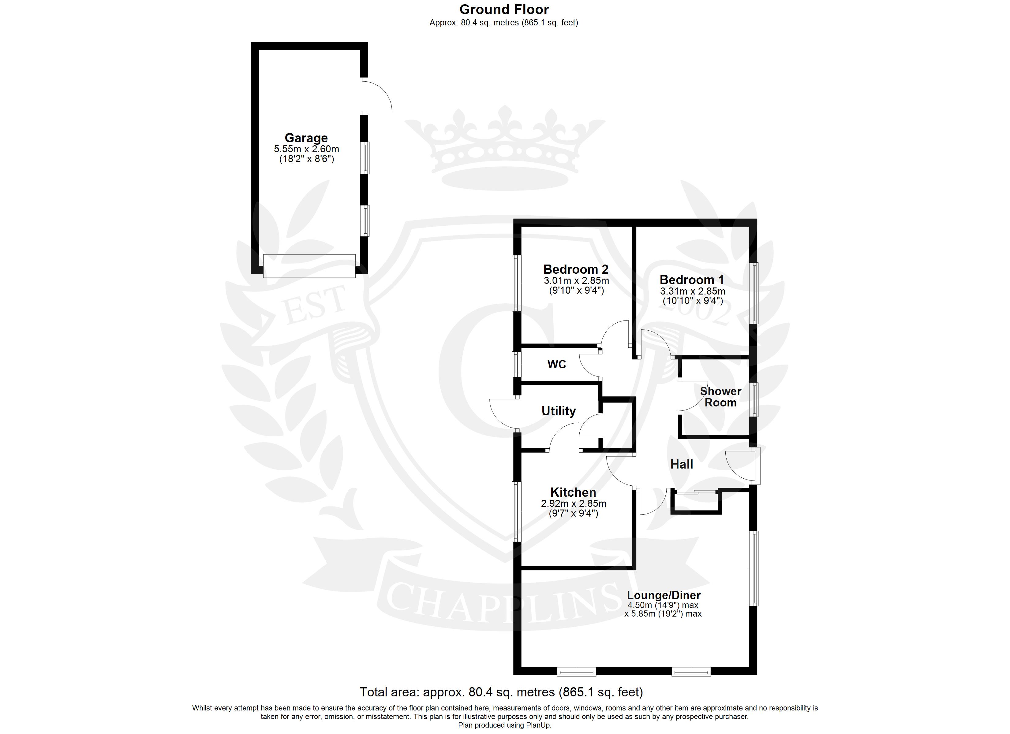 44, Northfield Park, Fareham floorplan