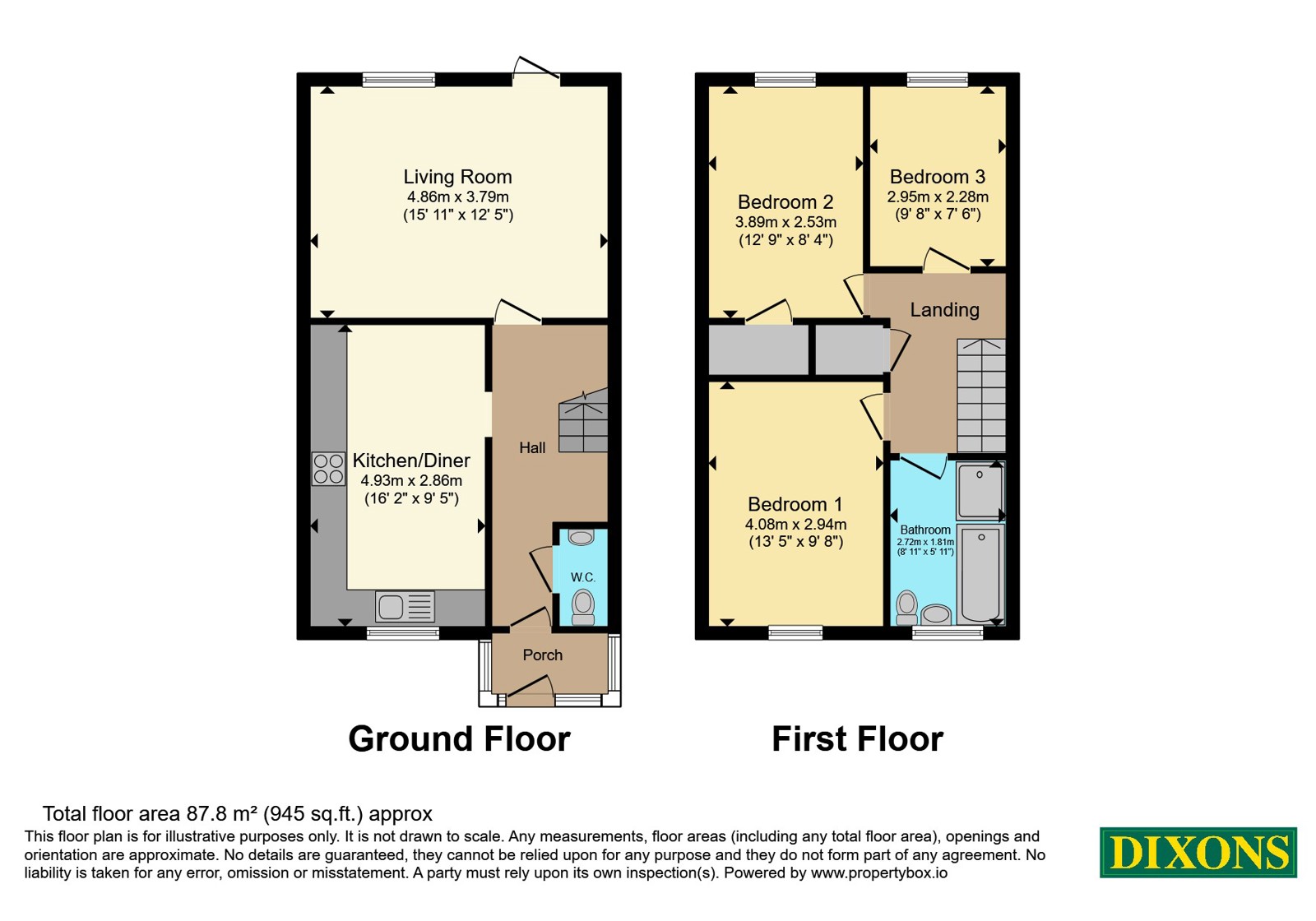 Rickyard Piece, Birmingham floorplan
